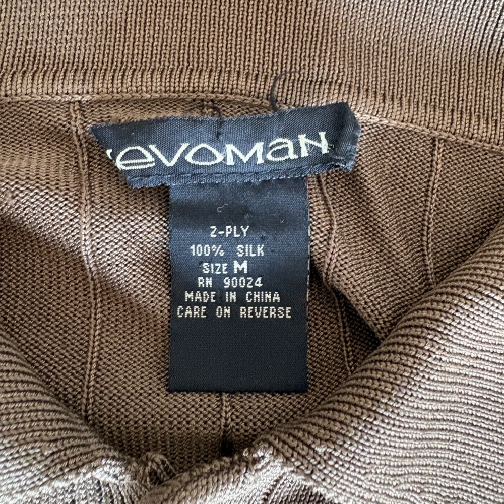 100% Silk Kevoman vintage polo - Picture 5 of 5